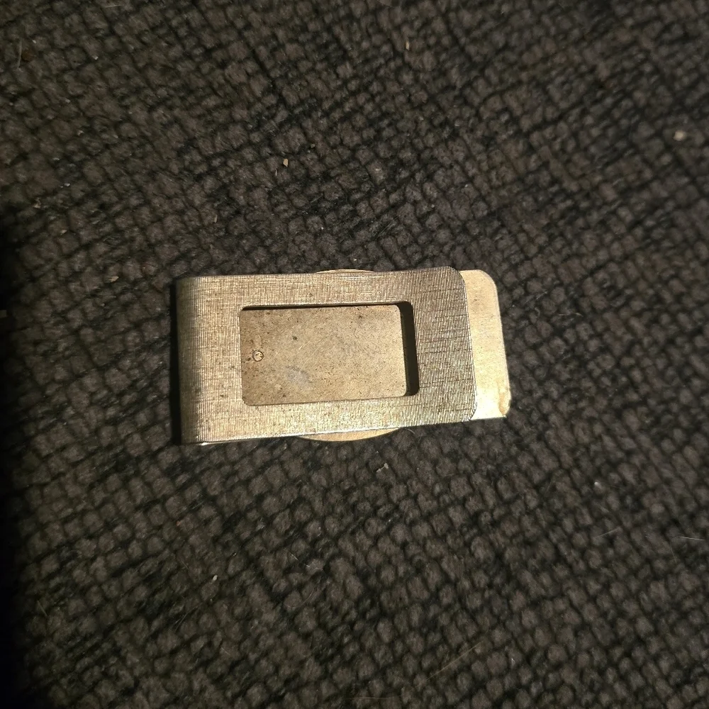 Antique 1936 Buffalo Nickel Tie Money Clip